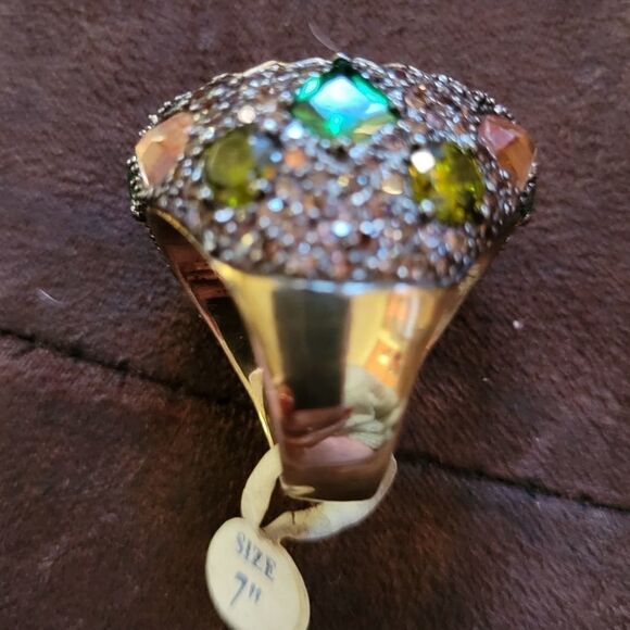 Cocktail ring Sz 7 - Picture 8 of 8